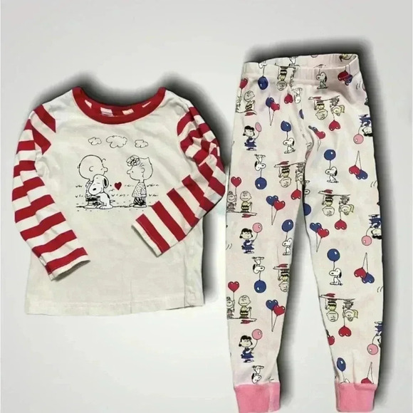 Hanna Andersson Other - Hanna Andersson Peanuts Valentine's
Pj Set 90/100  | 3/4